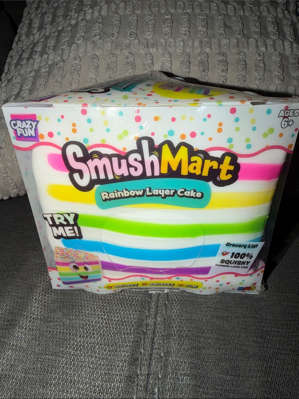 SmushMart Rainbow Layer Cake Squishy
